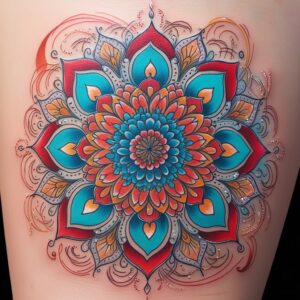 mandala feminine moon tattoo designs