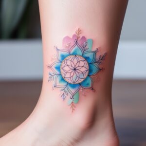 mandala garter tattoo designs