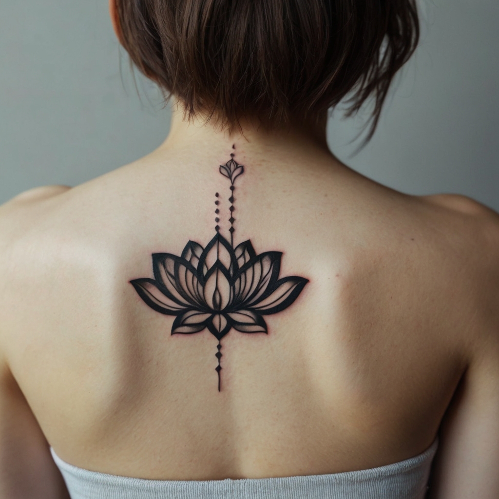 mandala lotus flower tattoo designs