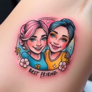 meaningful best friend tattoos