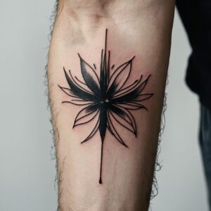 mens flower tattoo designs