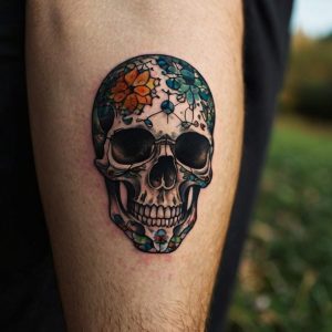 Mens skull tattoo designs