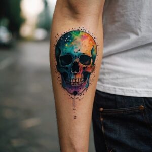 mens skull tattoo designs