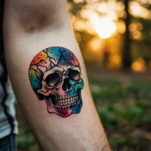 men’s skull tattoo ideas