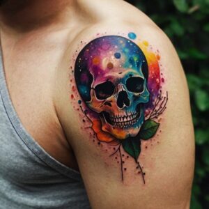 mens skull tattoo ideas