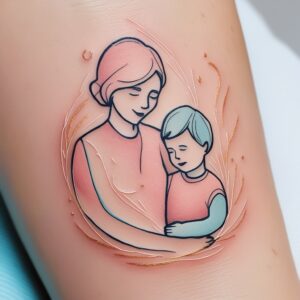 mom and dad tattoos for daughter