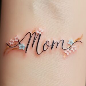 mom and daughter tattoo designs