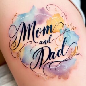 mom dad tattoo