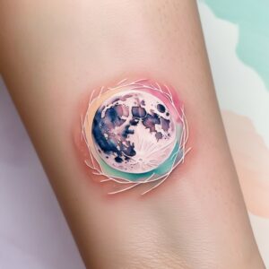 moon sun tattoo designs