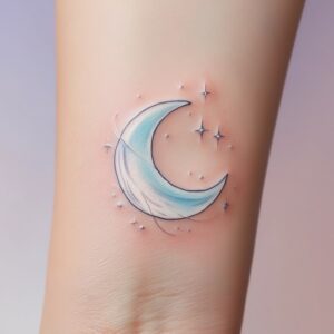 moon tattoo design