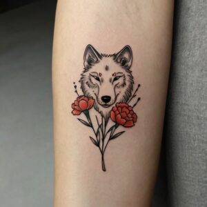 native american wolf tattoo designs