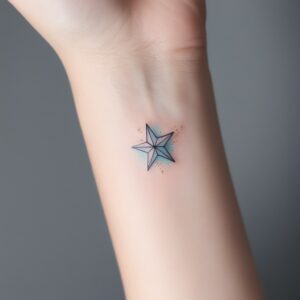 north star tattoo designs