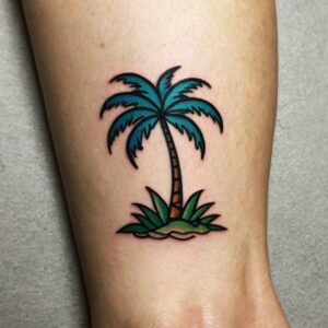 palm tree tattoo designs