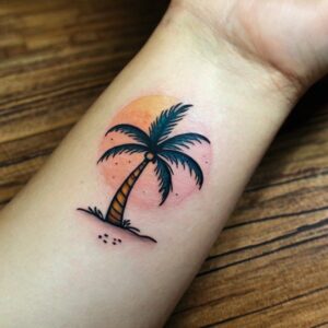 palm tree tattoo ideas