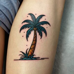 palm tree tattoos