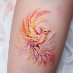 phoenix bird tattoo designs