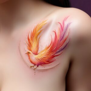 phoenix bird tribal tattoo designs