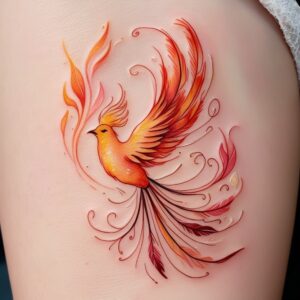 phoenix tribal tattoo designs