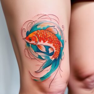 pisces koi fish tattoo designs