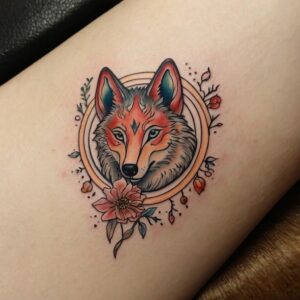 realistic wolf tattoo designs