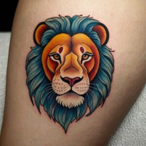 roaring lion tattoo designs