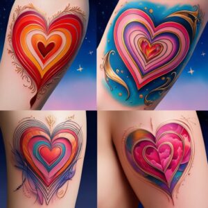 sacred heart tattoo designs