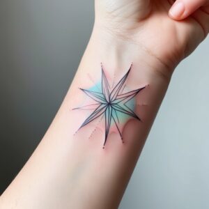 shooting star designs for tattoos