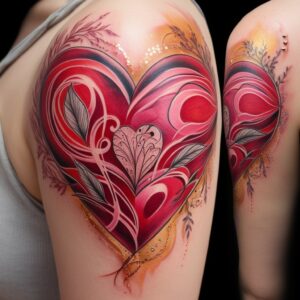 simple heart designs for tattoos