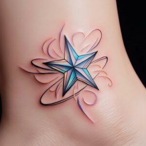 simple tattoos designs star