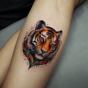 simple tiger tattoo designs