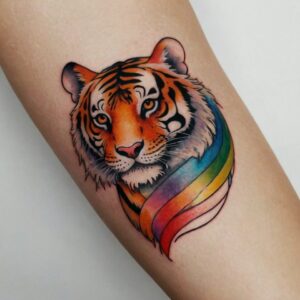 simple tribal tiger tattoo designs