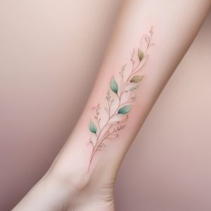 Simple vine tattoo designs