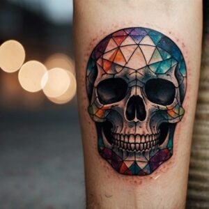 skull tattoo mens