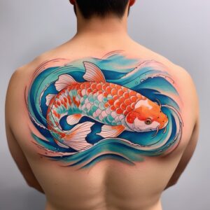 small koi fish tattoo designs