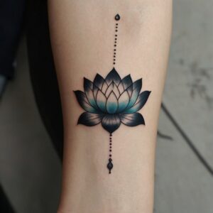 small lotus flower tattoo designs