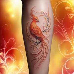 small phoenix tattoo designs