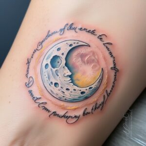 star moon sun tattoo designs