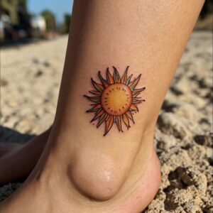 sun moon and stars tattoo designs