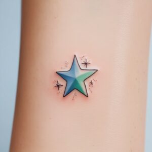 sun moon and stars tattoos designs