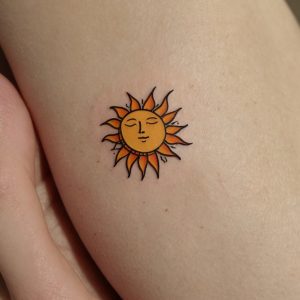 Sun tattoo designs