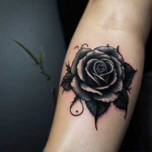 tattoo black rose meaning