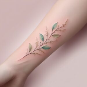 tattoo designs of flowers on vines