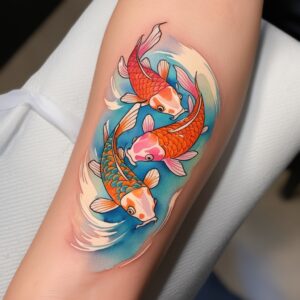 tattoo designs of koi fish