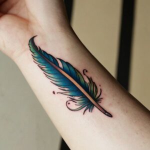 tattoo designs of peacock feather