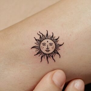 tattoo designs of sun