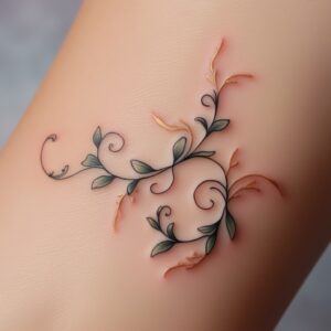 tattoo rose vine designs