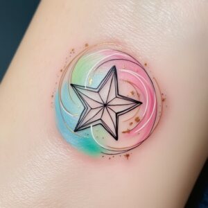 tattoo shooting star designs