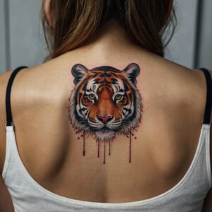 tattoo tiger tribal design