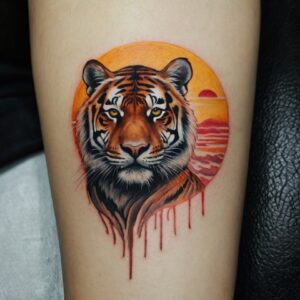 tiger face tattoo designs