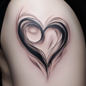 tiny 3 hearts tattoo design